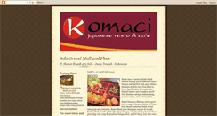 Desktop Screenshot of komacisolo.blogspot.com