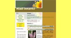 Desktop Screenshot of mladibotanici.blogspot.com