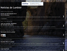 Tablet Screenshot of noticiasdelumbier.blogspot.com