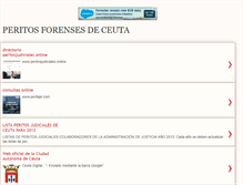 Tablet Screenshot of peritos-judiciales-ceuta.blogspot.com