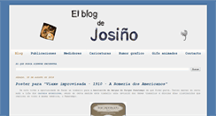 Desktop Screenshot of blogdejosinho.blogspot.com