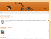 Tablet Screenshot of blogdejosinho.blogspot.com