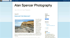 Desktop Screenshot of alanspencerphotography.blogspot.com