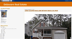 Desktop Screenshot of delawarerealty.blogspot.com