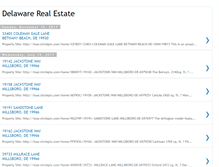 Tablet Screenshot of delawarerealty.blogspot.com