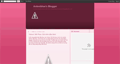 Desktop Screenshot of antoniblue-blog.blogspot.com