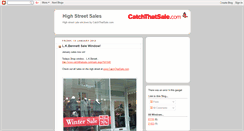 Desktop Screenshot of catchthatsale.blogspot.com