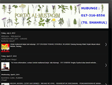 Tablet Screenshot of portal-mustaqim.blogspot.com