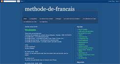 Desktop Screenshot of methode-de-francais.blogspot.com