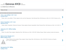 Tablet Screenshot of estrenos-kvcd.blogspot.com