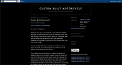 Desktop Screenshot of custom-built-motorcycle.blogspot.com