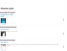 Tablet Screenshot of alessiastyle.blogspot.com