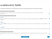 Tablet Screenshot of lamusicaenelteatro.blogspot.com