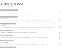 Tablet Screenshot of alettertotheworld.blogspot.com