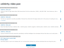 Tablet Screenshot of celebrityvideopost.blogspot.com