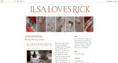 Desktop Screenshot of ilsalovesrickjewelry.blogspot.com
