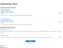 Tablet Screenshot of kalimantantours.blogspot.com