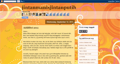 Desktop Screenshot of jintanmanisjintanputih.blogspot.com