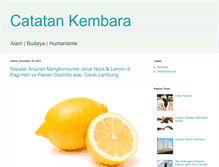 Tablet Screenshot of catatankembara.blogspot.com