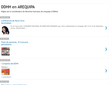 Tablet Screenshot of ddhh-arequipa.blogspot.com