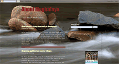 Desktop Screenshot of aboutmeghalaya.blogspot.com