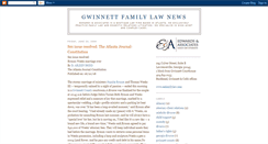 Desktop Screenshot of gwinnettfamilylaw.blogspot.com