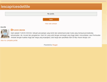 Tablet Screenshot of lescapricesdetitile.blogspot.com