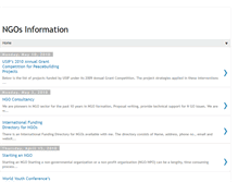 Tablet Screenshot of ngos-information.blogspot.com