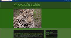 Desktop Screenshot of animalessalvajes-andrea.blogspot.com