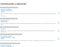 Tablet Screenshot of comunicaieduca.blogspot.com