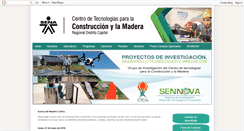 Desktop Screenshot of construccionymadera.blogspot.com