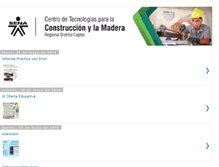 Tablet Screenshot of construccionymadera.blogspot.com