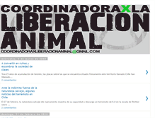 Tablet Screenshot of coordinadoraxliberacionanimal.blogspot.com