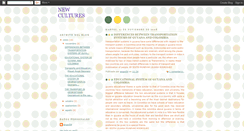 Desktop Screenshot of newcultures-grupo54.blogspot.com