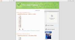 Desktop Screenshot of jonaspbarbosa.blogspot.com