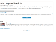Tablet Screenshot of briangoughblogs.blogspot.com