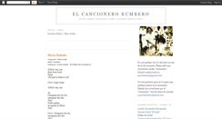 Desktop Screenshot of cancionerorumbero.blogspot.com