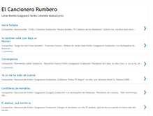 Tablet Screenshot of cancionerorumbero.blogspot.com