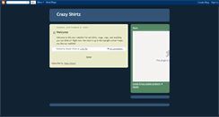 Desktop Screenshot of crazyshirtz.blogspot.com