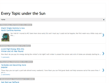 Tablet Screenshot of everytopicunderthesun.blogspot.com