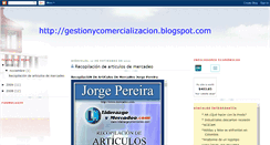 Desktop Screenshot of gestionycomercializacion.blogspot.com