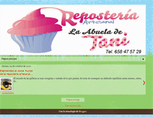 Tablet Screenshot of laabueladetani.blogspot.com