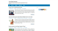 Desktop Screenshot of information-about-insurance.blogspot.com