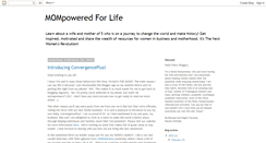 Desktop Screenshot of mompowered4life.blogspot.com