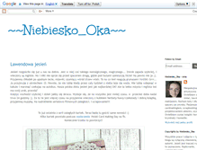 Tablet Screenshot of niebiesko-oka.blogspot.com
