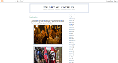 Desktop Screenshot of knightofnothing.blogspot.com