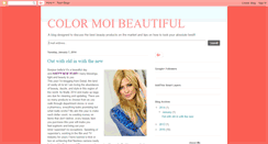 Desktop Screenshot of colormoibeautiful.blogspot.com