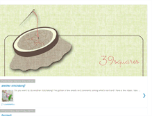 Tablet Screenshot of 39squares.blogspot.com