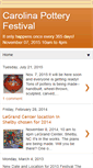 Mobile Screenshot of carolinapotteryfestival.blogspot.com
