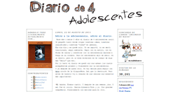 Desktop Screenshot of diariode4adolescentes.blogspot.com